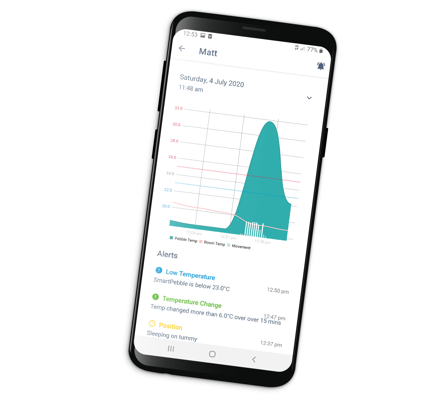 Historical Sleep Recording & Storage